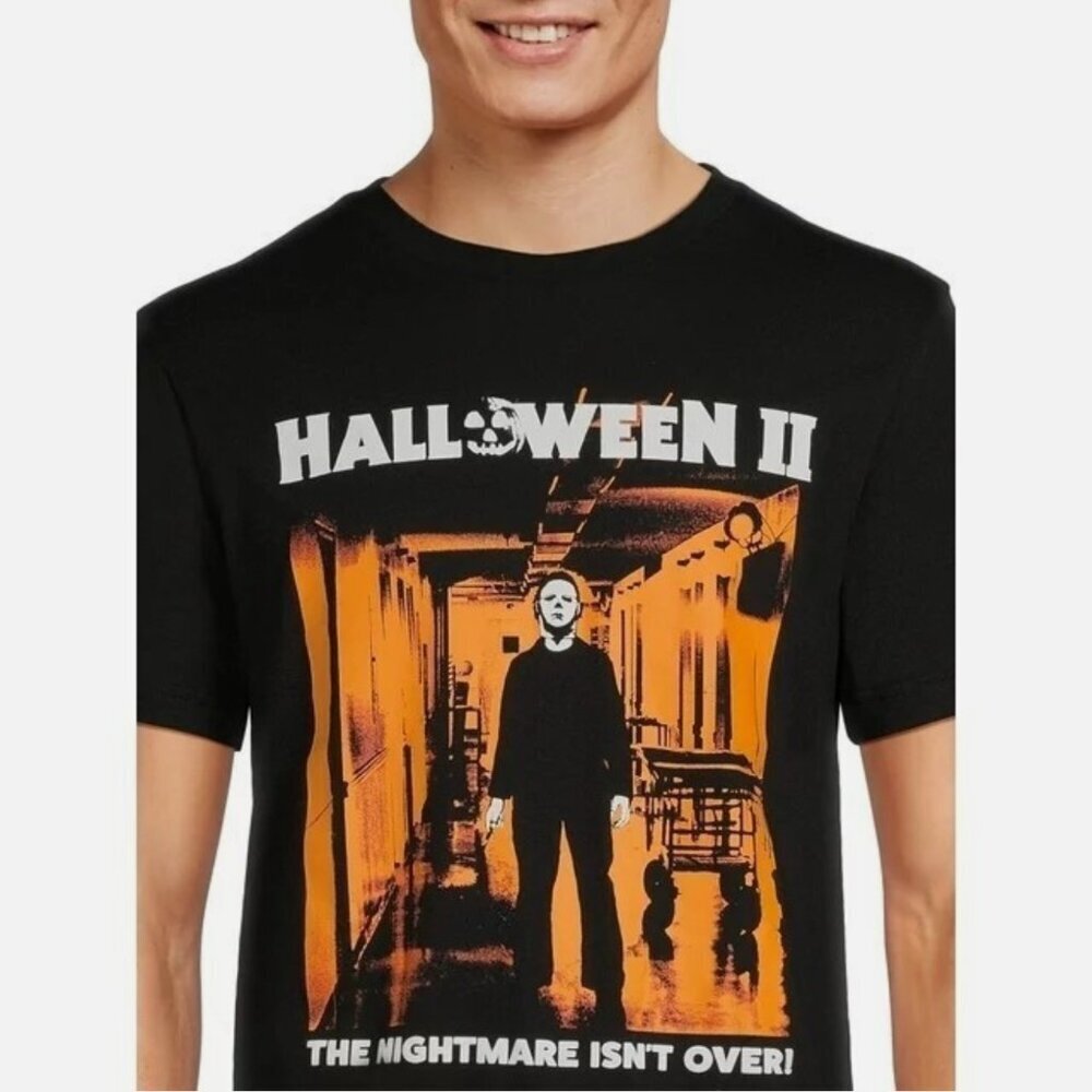 Halloween II Michael Myers Graphic T-shirt sz L